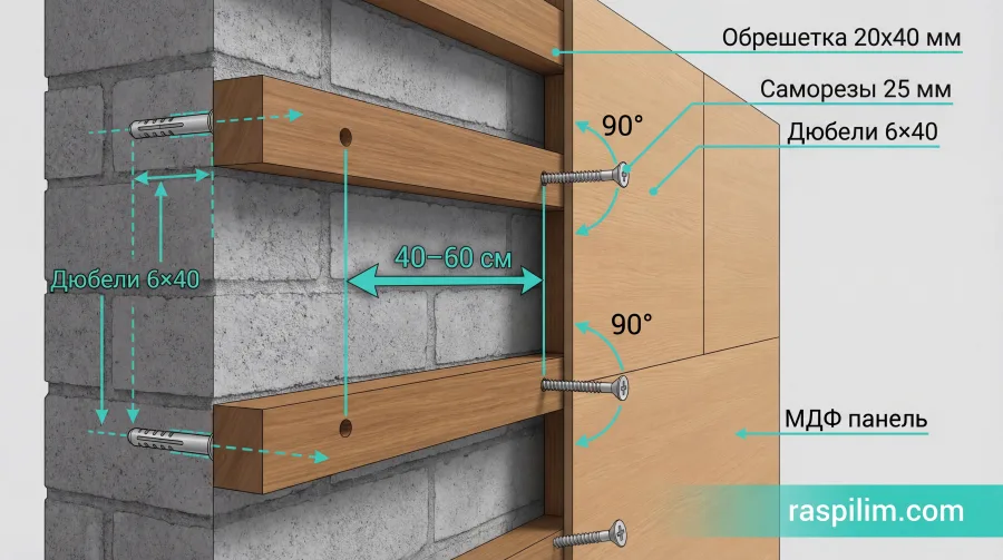Инфографика: толщины МДФ-панелей 3-22 мм - сравнение применения, прочности и цены