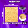 ОСП шлифованная толщина 22мм 400х400мм 1 лист