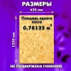 ОСП шлифованная толщина 6мм 1250х625мм 1 лист