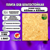 ОСП шлифованная толщина 9мм 625х625мм 1 лист
