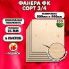 Строительная, Мебельная Фанера, 21х500х500, 6 листов, сорт 3/4