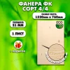 Строительная, Мебельная Фанера, 21х1520х760, 1 лист, сорт 4/4