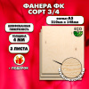 Фанера для уроков труда, 4мм А5 (148х210), 3 штуки, сорт 3/4